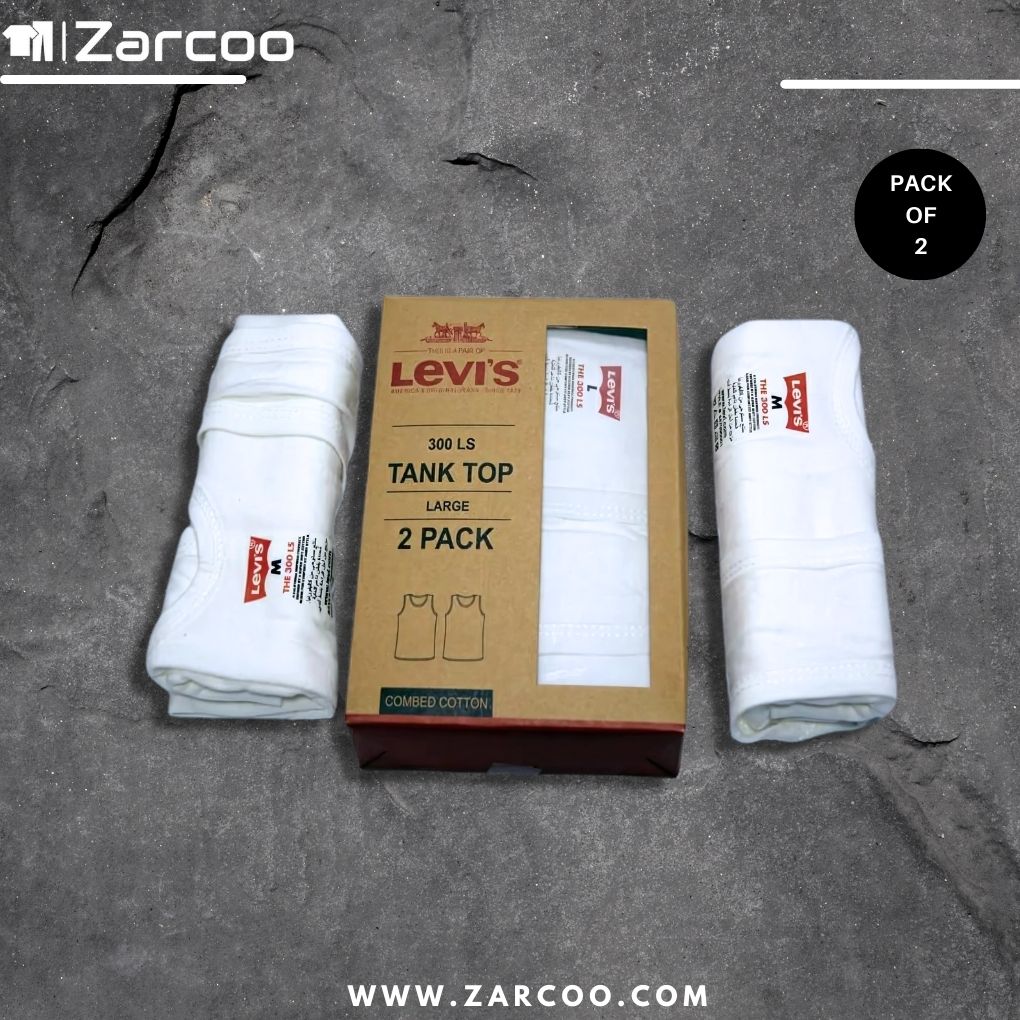 Zarcoo Premium L-e-v-i-s Vest (Pack Of 2)